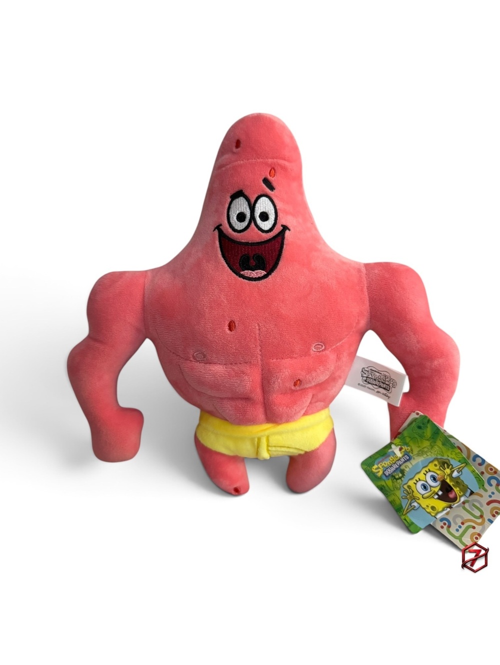 HTF SpongeBob SquarePants Muscle Patrick Star Plush JHWH 2025 NWT Nickelodeon 9”